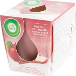 Kaarsen>Air Wick Geurkaars Appel En Kaneel Rood