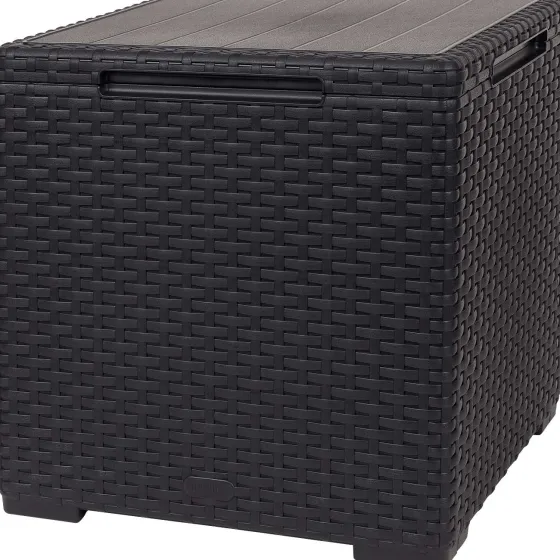 Tuinmeubelen>Merk Allibert 2-In-1 Opbergbox En Tafeltje Zwart