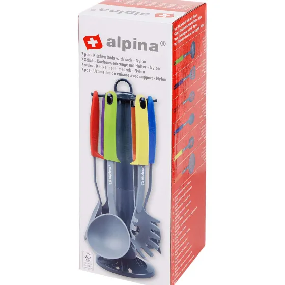 Keukengerei>Rösle Alpina Keukengerei-Set Met Rek Meerkleurig