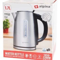 Keukenapparaten>VitaVerde Alpina Waterkoker Zilver