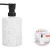 Badkamer & Toilet Accessoires>Cascata Alpina Zeepdispenser Met Marmerlook Zwart,Grijs,Wit