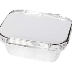 Keukengerei>Rösle Aluminum Bakjes Met Deksel Zilver