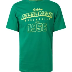 Kleding>Australian T-Shirt Blauw,Groen,Zwart