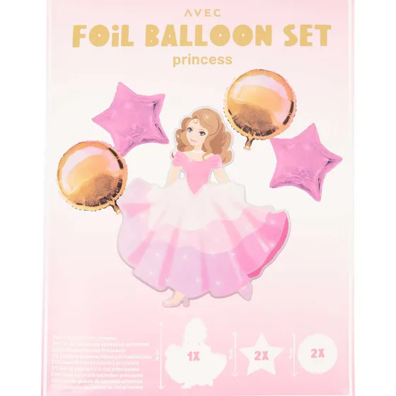 Ballonnen & Slingers>Merk Avec Folieballonnenset
