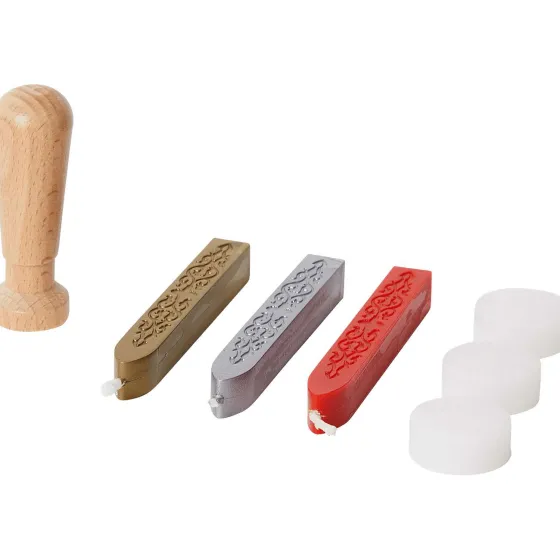 Kaarten>Office Essentials Avec Waxstempel-Kit Meerkleurig