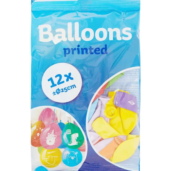 Ballonnen & Slingers>Merk Ballonnen Meerkleurig
