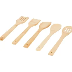 Keukengerei>Rösle Bamboe Keukengerei-Set In Houder Beige