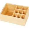 Woonaccessoires>Merk Bamboe Make-Up Organizer Bruin