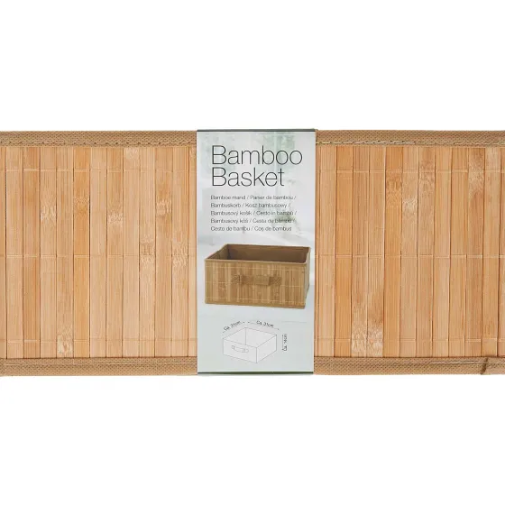 Woonaccessoires>Merk Bamboe Opbergmand Bruin