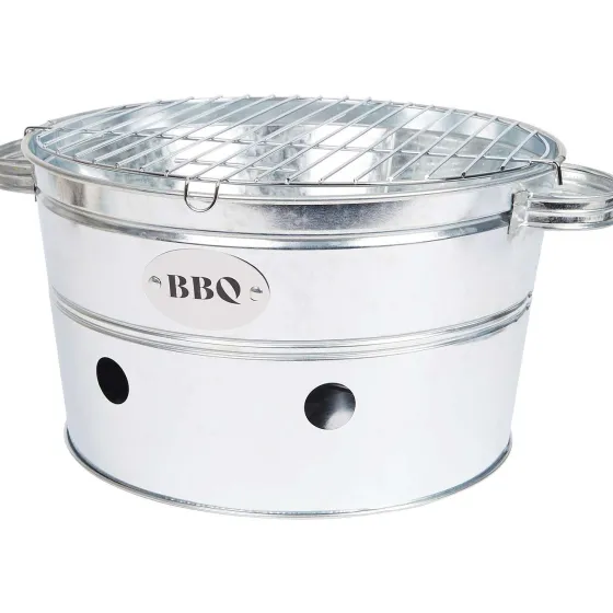 Bbq & Accessoires>Big Jeff Barbecue-Teil Blauw,Zilver,Zwart