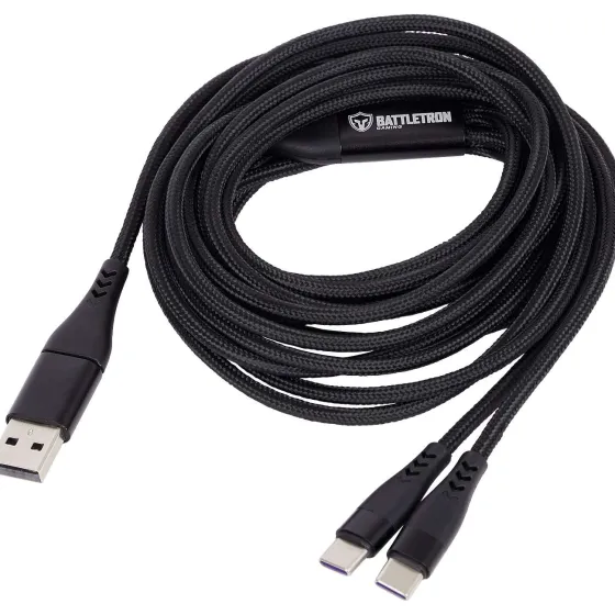 Kabels & Splitters>Battletron Oplaadkabel Usb-C Zwart