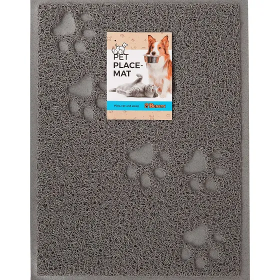 Dierenbenodigdheden>Merk Beasty Dierenplacemat Beige,Grijs,Zwart