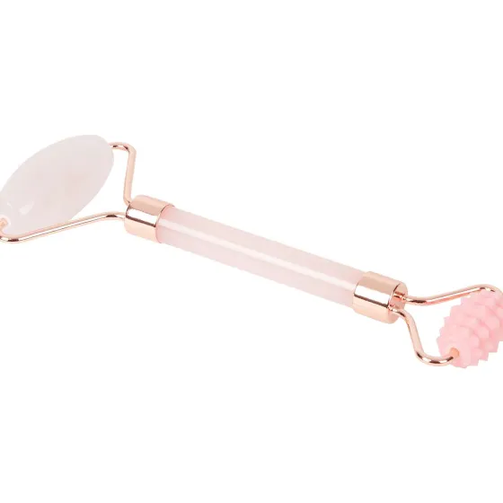Make-Up>Max & More Betty'S Quartz Gezichtsmassage-Roller Roze