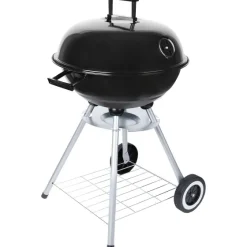 Bbq & Accessoires>Big Jeff Barbecue Op Wielen Zwart