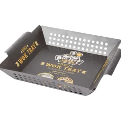 Ovenschalen & Bakvormen>Big Jeff Barbecue Wok Grillmand Zwart