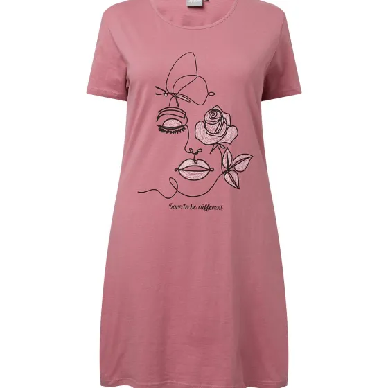 Kleding>SuperTrash Bigshirt Groen,Meerkleurig,Print,Roze,Wit,Zwart
