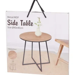 Woonaccessoires>Merk Bijzettafel Bruin,Zwart