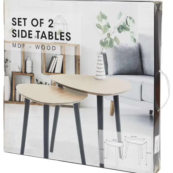 Woonaccessoires>Merk Bijzettafels Bruin,Zwart