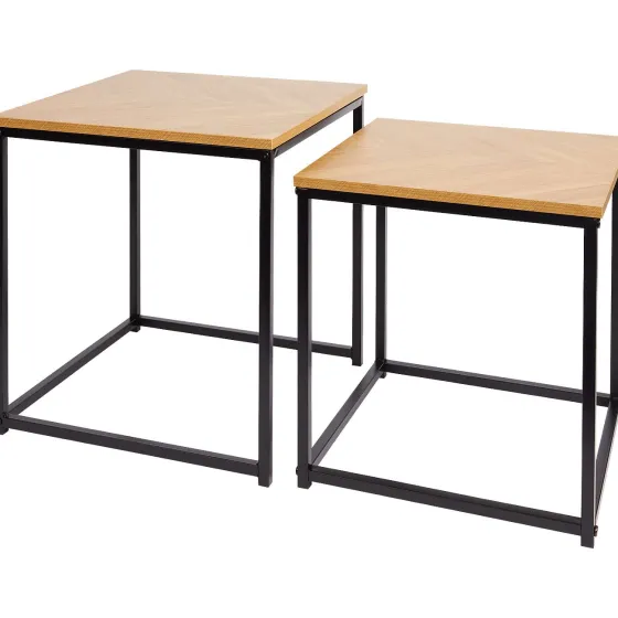 Woonaccessoires>Merk Bijzettafelset Beige,Bruin