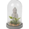Woonaccessoires>Merk Boeddha In Stolp Grijs