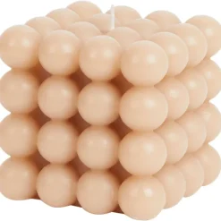 Kaarsen>Candra Bolletjeskaars Beige,Groen,Wit