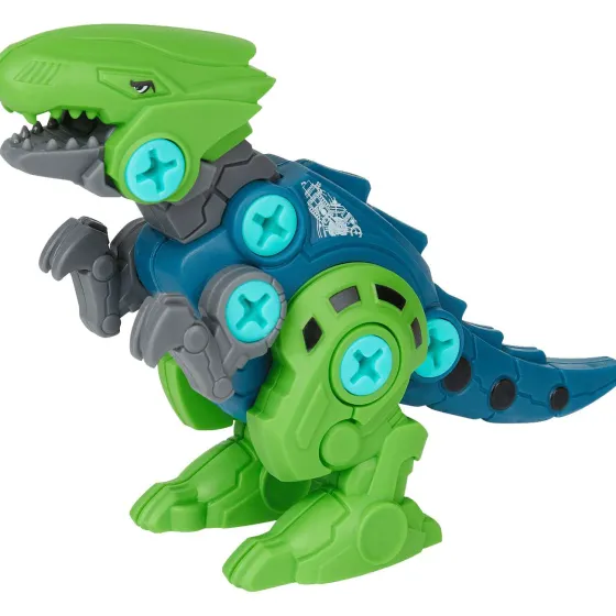 Spellen>Mini Matters Bouw Je Eigen Dinosaurus Blauw,Groen,Oranje,Rood