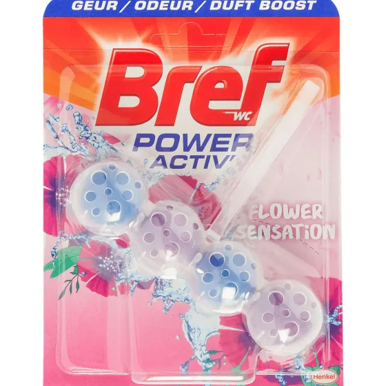 Schoonmaakmiddelen>Bref Power Activ' Toiletblok Flower Sensation
