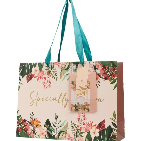 Inpakken>Merk Cadeautas Met Wenskaart Print