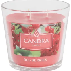 Kaarsen>Candra Geurkaars Rood,Roze,Wit
