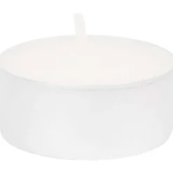 Kaarsen>Candra Theelichten Wit Zilver,Wit