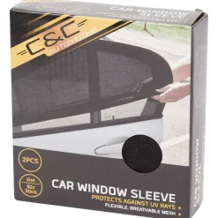 Auto Accessoires>C&C Autoraam-Sokken Zonbescherming Zwart
