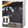 Auto Accessoires>C&C Autostoelhoezenset Voorstoel Zwart
