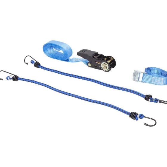 Auto Accessoires>C&C Spanband + Snelbinder Set Blauw,Oranje