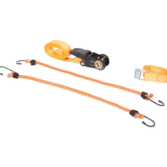 Auto Accessoires>C&C Spanband + Snelbinder Set Blauw,Oranje