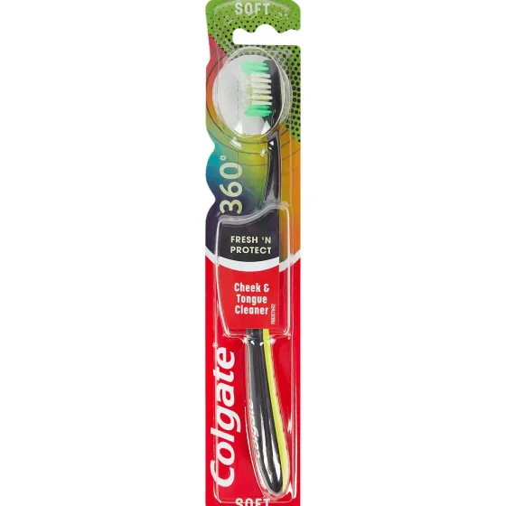 Mondverzorging>Colgate Tandenborstel 360 Fresh 'N Protect Meerkleurig