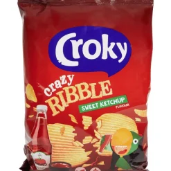 Chips>Croky Crazy Ribble Chips Sweet Ketchup