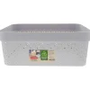 Woonaccessoires>Curver Opbergmand Terrazzo Zwart,Grijs,Wit