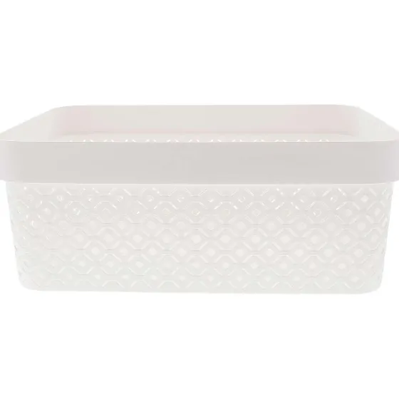 Woonaccessoires>Curver Opbergmand Terrazzo Zwart,Grijs,Wit