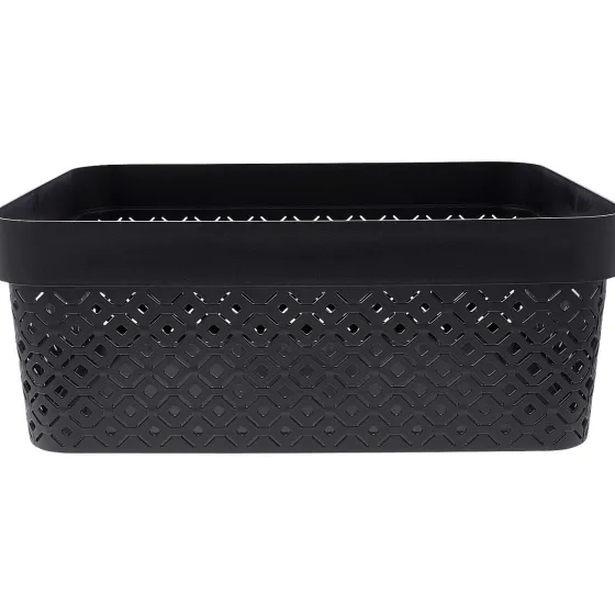 Woonaccessoires>Curver Opbergmand Terrazzo Zwart,Grijs,Wit
