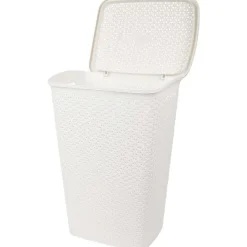 Woonaccessoires>Curver Rattan Wasmand Zwart,Wit