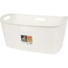 Wassen & Strijken>Curver Rattan Wasmand Zwart,Wit