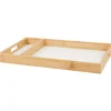 Dienbladen>Staub Dienblad Met Vak Bruin,Wit