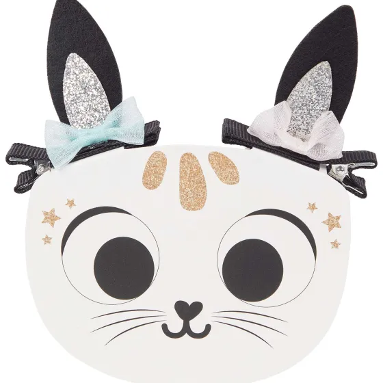 Haaraccessoires>Schrunchmiez Dierenoortjes Haarklemmen Print