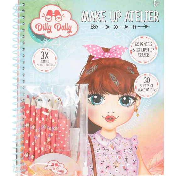 Kleuren & Tekenen>Dilly Dally Make-Up-Boek Print