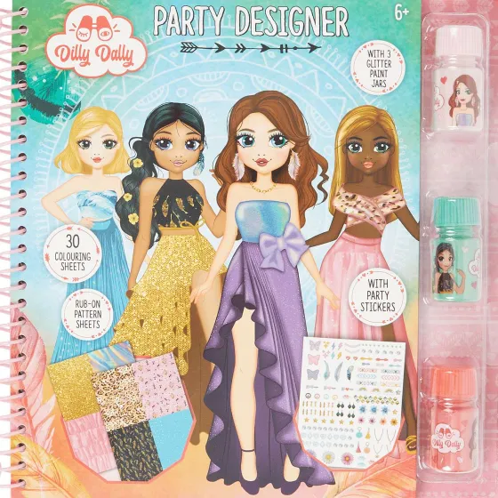 Kleuren & Tekenen>Dilly Dally Make-Up-Boek Print