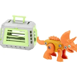 Spellen>Mini Matters Dinosaurus Met Kooi Meerkleurig