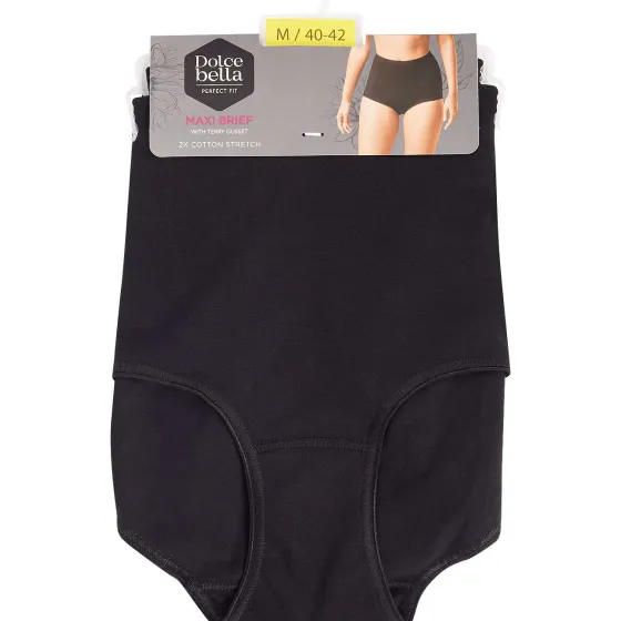 Ondergoed>Dolce Bella Maxi-Slips Zwart