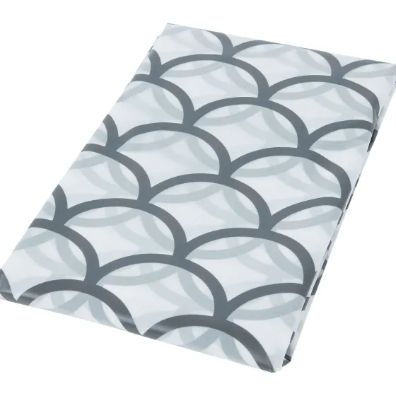 Badkamer & Toilet Accessoires>Cascata Douchegordijn Grijs,Print,Zwart