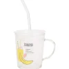 Servies>Merk Drinkglas Met Deksel En Rietje Transparant