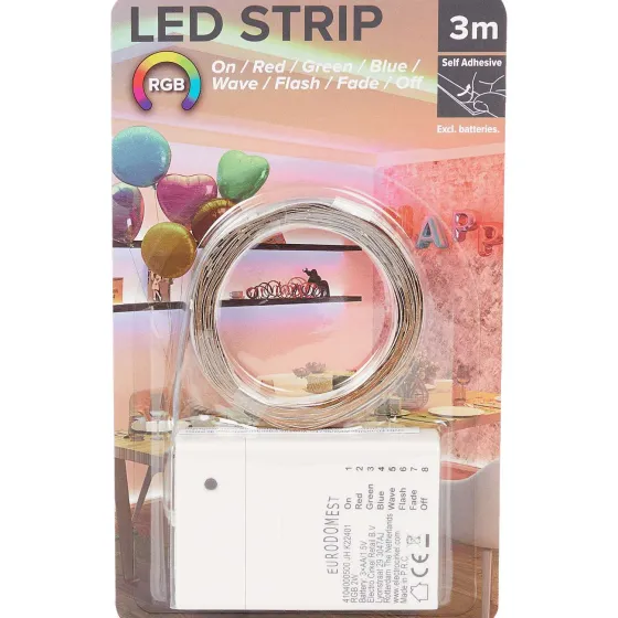 Verlichting>Werckmann Eurodomest Ledstrip Meerkleurig,Wit